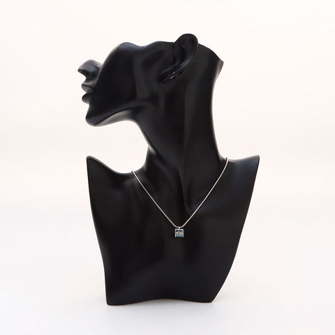 Christian Dior CD logo Necklace Silver WS14611