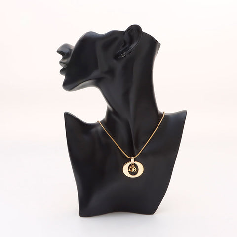 Christian Dior logo Necklace gold WS14612