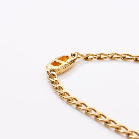 Christian Dior logo Necklace gold WS14613