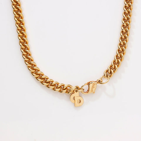 Christian Dior Chain Necklace gold WS14614