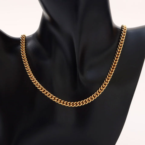 Christian Dior Chain Necklace gold WS14614