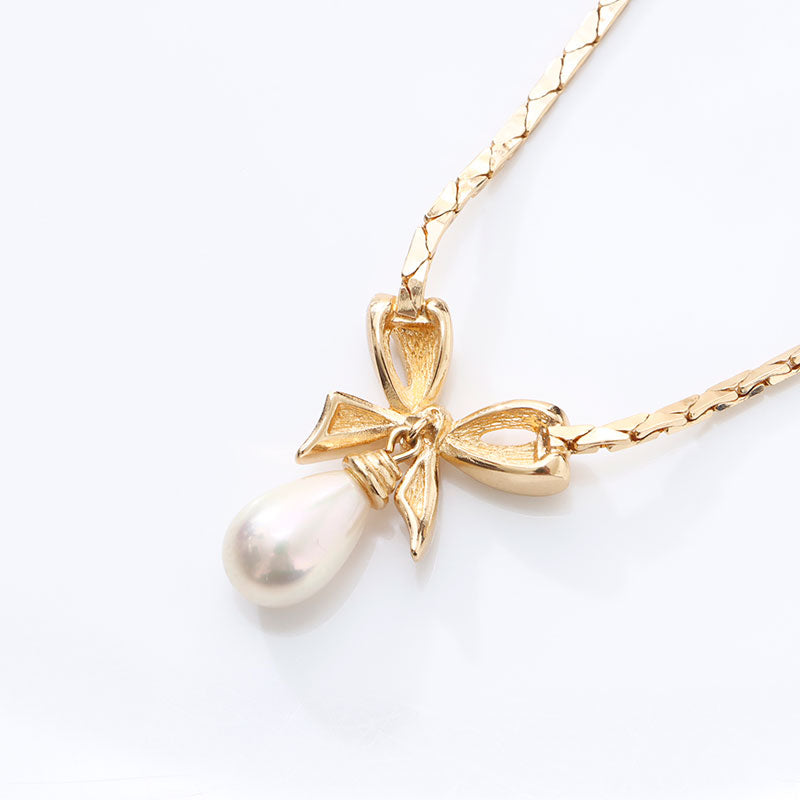 クリスチャンディオール Christian Dior ラインストーン パール