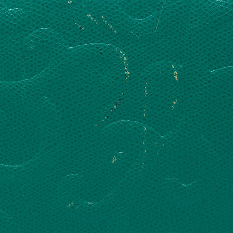YVES SAINT LAURENT Logo Arabesque pattern Shoulder Bag green WS14623
