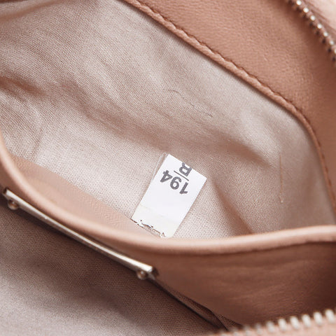 Miu Miu Nappa crystal Shoulder Bag beige WS14625