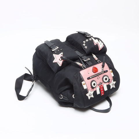 PRADA robot Backpack Â· Daypack black WS14628