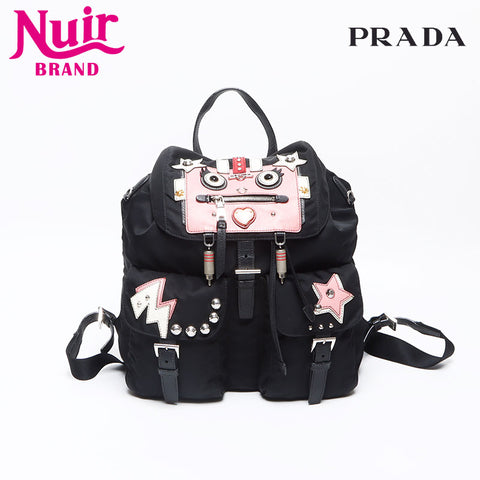 PRADA robot Backpack Â· Daypack black WS14628