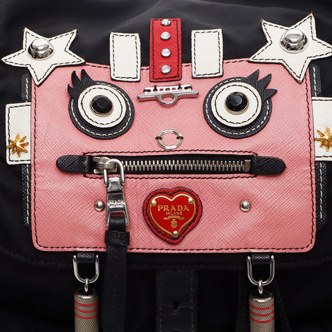 PRADA robot Backpack Â· Daypack black WS14628