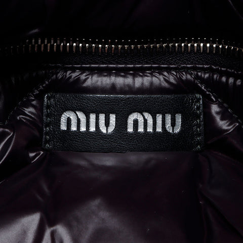 Miu Miu Sac fourre-tout rembourré en nylon étoile multicolore WS14629