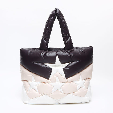 Miu Miu Padded Nylon Star Tote Bag multicolor WS14629