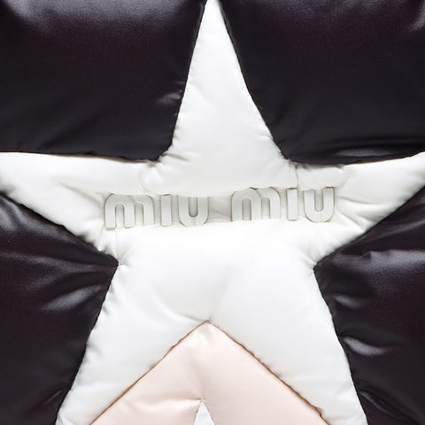 Miu Miu Padded Nylon Star Tote Bag multicolor WS14629