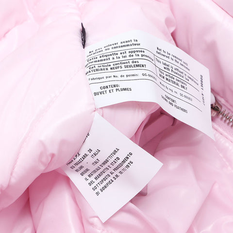Miu Miu Nylon Star Padded Tote Bag pink WS14632