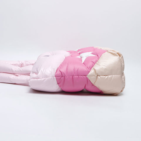 Miu Miu Nylon Star Padded Tote Bag pink WS14632