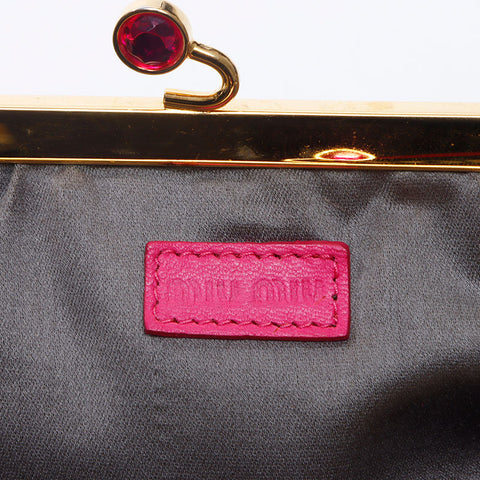Miu Miu Materasse Clutch bag pink WS14641