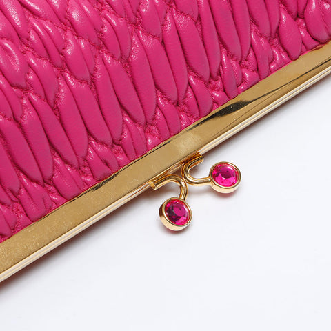 Miu Miu Materasse Clutch bag pink WS14641