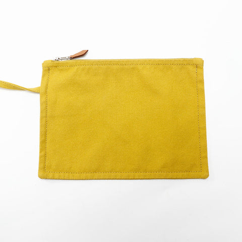 HERMES Sacbag GM 帆布手提包橙色 WS14643