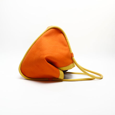 HERMES Sacbag GM Canvas Tote Bag Orange WS14643