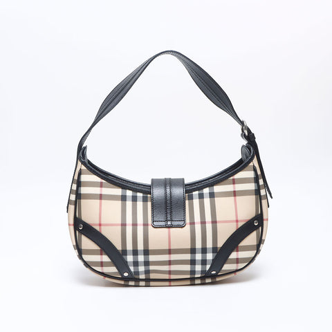 バーバリー BURBERRY ノバチェック ショルダーバッグ ベージュ WS14647