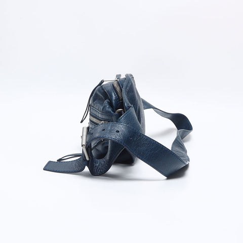 BALENCIAGA Cagoule Classic Body Bag Waist bag Navy WS14648