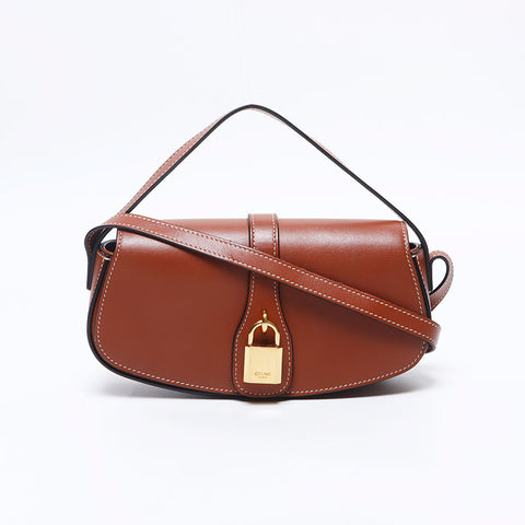 セリーヌ CELINE タブー 2way クラッチ ショルダーバッグ ブラウン WS14651