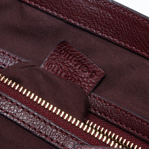 CELINE Macadam Pattern Handbag Brown WS14653