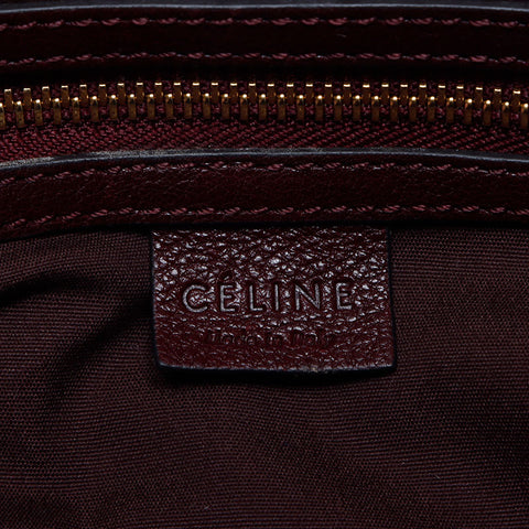 CELINE Macadam Pattern Handbag Brown WS14653