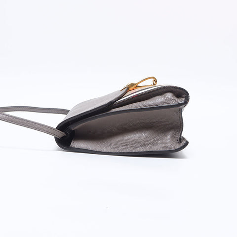 バーバリー BURBERRY MACKEN ハウスチェック ショルダーバッグ グレー WS14656