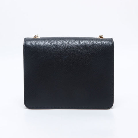 グッチ GUCCI インターロッキング GG チェーン レザー ショルダーバッグ ブラック WS14659