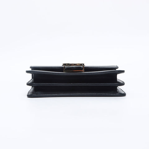 グッチ GUCCI インターロッキング GG チェーン レザー ショルダーバッグ ブラック WS14659
