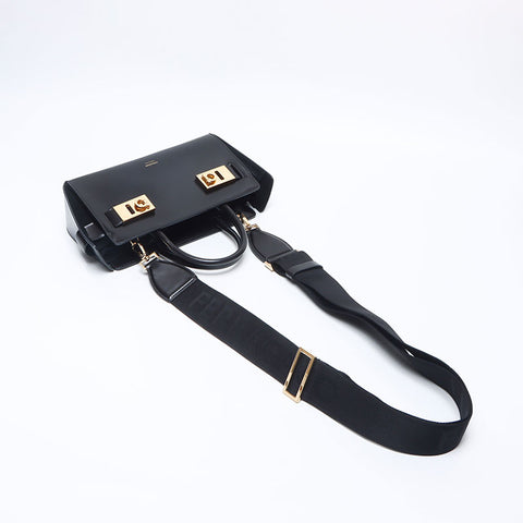 Salvatore Ferragamo 2WAY Gancini Handbag black WS14662