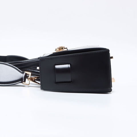 Salvatore Ferragamo 2WAY Gancini Handbag black WS14662