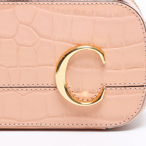 Chloe Logo Camera Vanity 2WAY Shoulder Bag pink WS14663