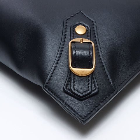 BALENCIAGA Neo Classic Clutch Shoulder Bag black WS14666