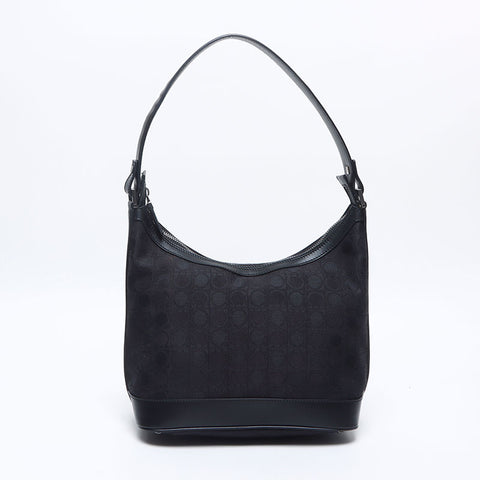 Salvatore Ferragamo Gancini Shoulder Bag Shoulder Bag black WS14670