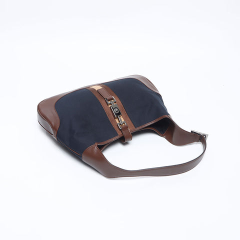 GUCCI Jackie Shoulder Bag Navy WS14672