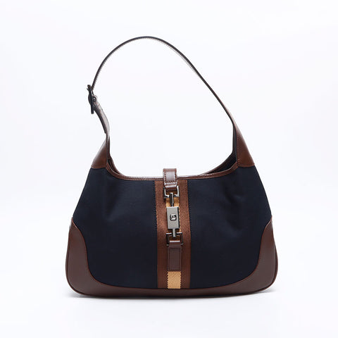 GUCCI Jackie Shoulder Bag Navy WS14672