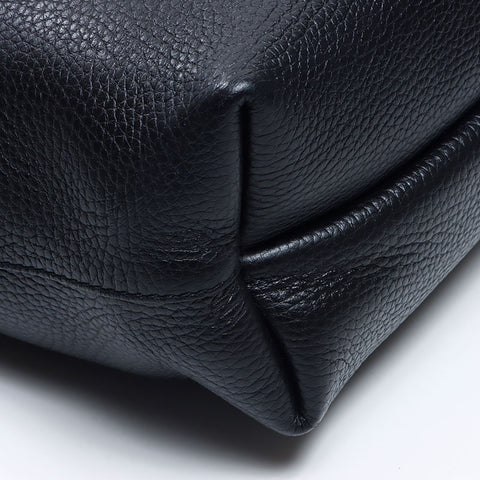 Salvatore Ferragamo Gancini leather Tote Bag black WS14673