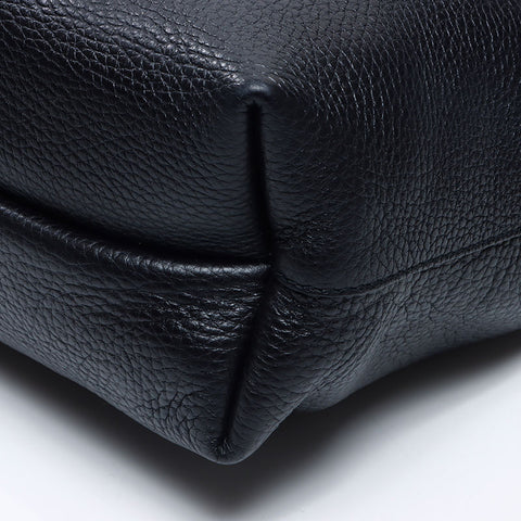 Salvatore Ferragamo Gancini leather Tote Bag black WS14673