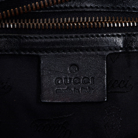 GUCCI leather Shoulder Bag black WS14674