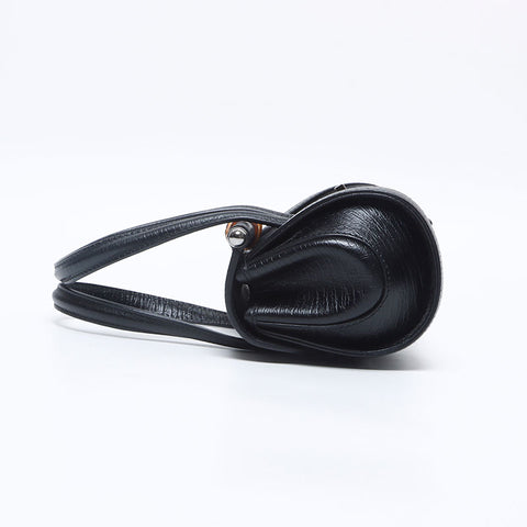 グッチ GUCCI GGキャンバス バンブー ミニ ハンドバッグ ブラック WS14675