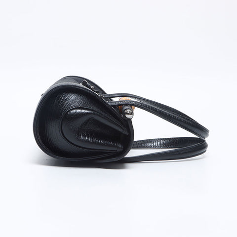 グッチ GUCCI GGキャンバス バンブー ミニ ハンドバッグ ブラック WS14675