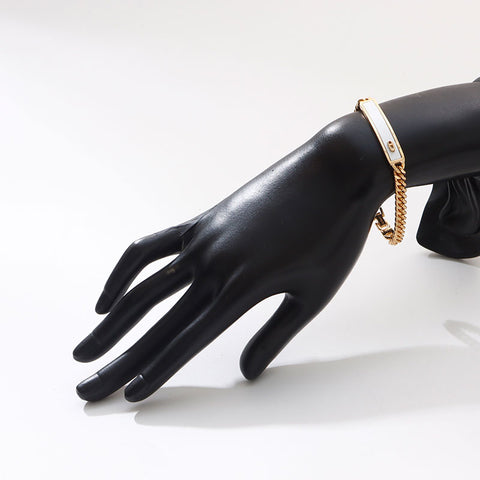 Christian Dior CD logo bracelet gold WS14679