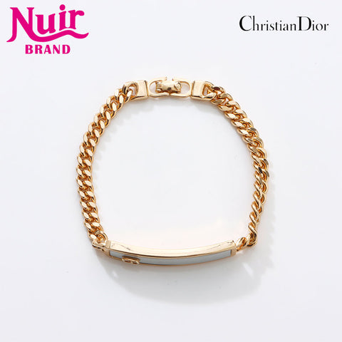 Christian Dior CD logo bracelet gold WS14679