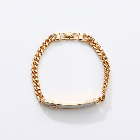 Christian Dior CD logo bracelet gold WS14679