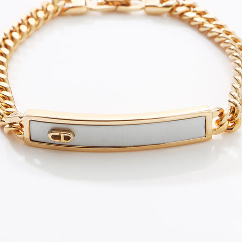 Christian Dior CD logo bracelet gold WS14679