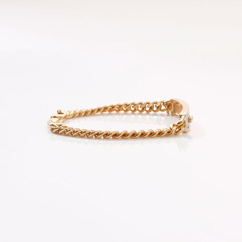 Christian Dior CD logo bracelet gold WS14679