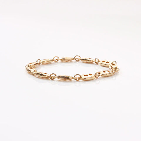 Christian Dior CD logo Chain motif bracelet gold WS14680