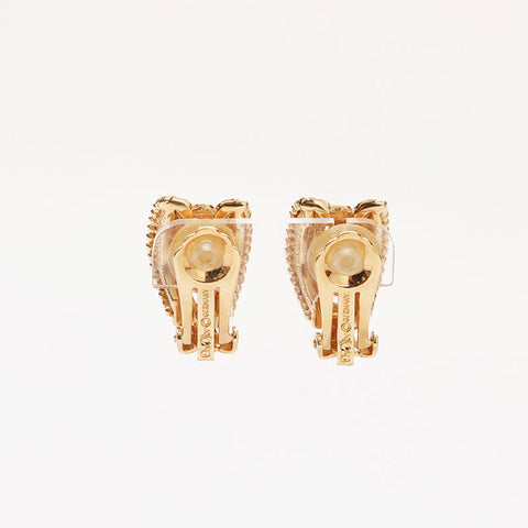 Christian Dior Arabesque motif Earring gold WS14681