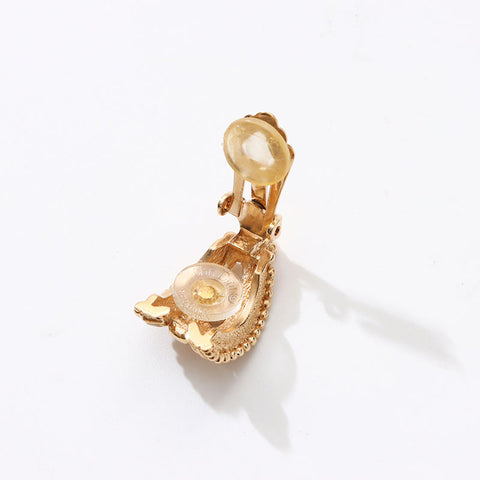 Christian Dior Arabesque motif Earring gold WS14681