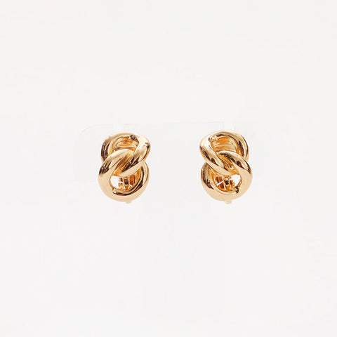 Christian Dior Chain motif Earring gold WS14682