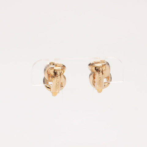Christian Dior Chain motif Earring gold WS14682